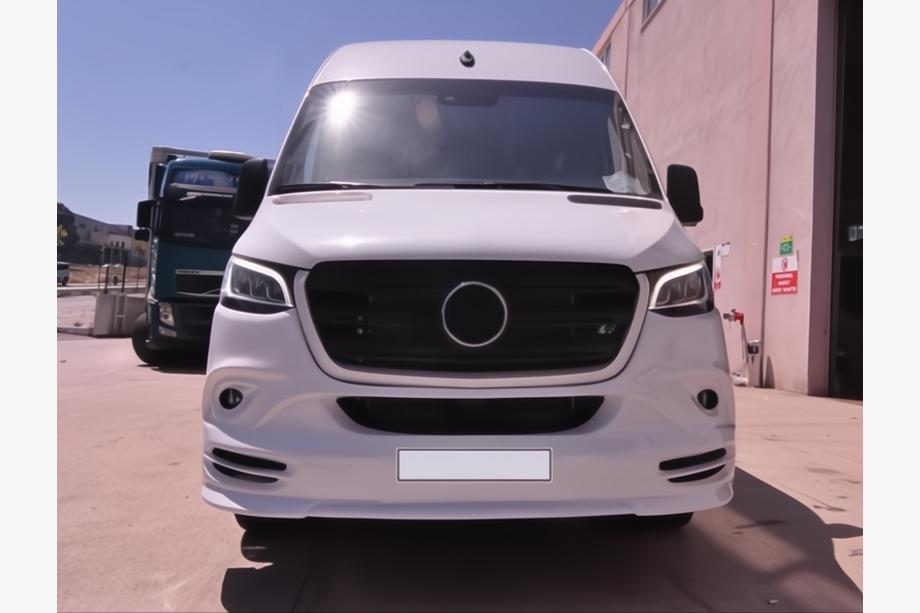 Mercedes Sprinter W907/W910 2018– Spojler sprednjega odbijača V3 (za lakiranje) Fotografija 3