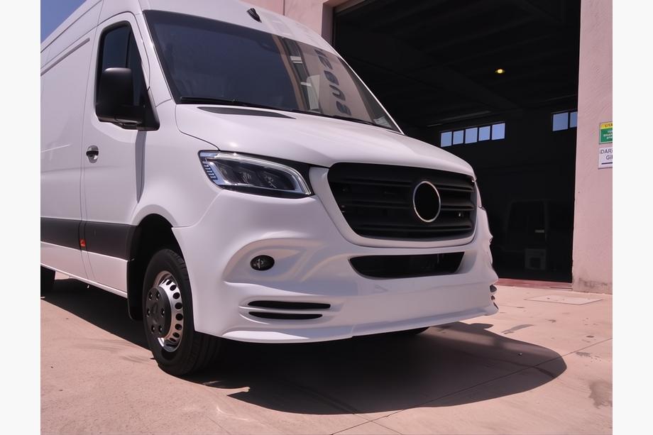 Mercedes Sprinter W907/W910 2018– Spojler sprednjega odbijača V3 (za lakiranje) Fotografija 10