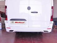 Mercedes Sprinter W907/W910 2018– Obloga zadnjega odbijača (za lakiranje) fotografija 3