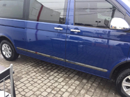 Volkswagen T5 2010–2015 Letvice na vratih (nerjaveče jeklo, črni krom) fotografija 2