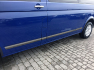 Volkswagen T6 2015–2024 Letvice na vratih (nerjaveče jeklo, črni krom) fotografija 2