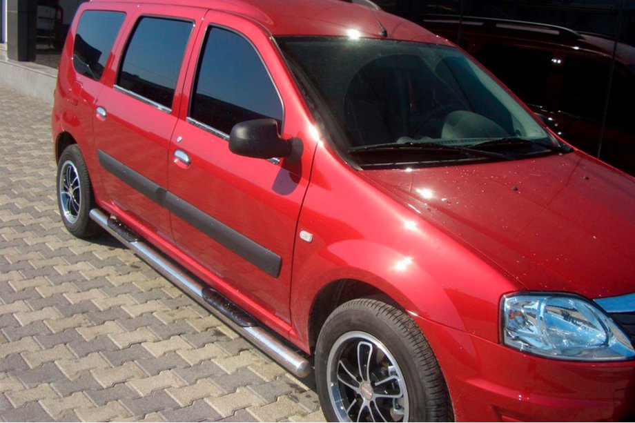 Renault Logan MCV 2005–2013 Stranske cevi (2 kos, nerjavno jeklo) Image