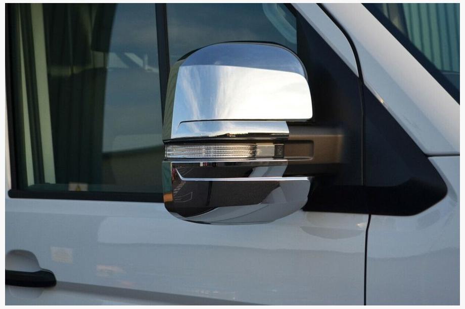 Volkswagen Crafter 2016– Kromirani pokrovi ogledal OmsaLine (4 deli, ABS) Image