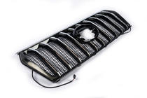 Toyota Land Cruiser Prado 150 2009–2023 Sprednja maska 2017↗ LED (Zeus Silver) fotografija 4