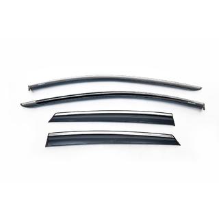 Deflektorji oken s kromirano letvico (HB, 4 kos, Niken) Seat Leon 2013–2020 fotografija 2