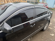 Volkswagen Passat B7 2012–2015 Okenski vetrni deflektorji s kromirano letvico SD (EU, 4 kos, Niken) fotografija 3