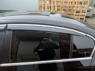 Volkswagen Passat B7 2012–2015 Okenski vetrni deflektorji s kromirano letvico SD (EU, 4 kos, Niken) fotografija 2