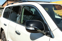 Lexus LX570/450d 2008–2022 Kompletna okrasna obroba oken in stebričkov (nerjaveče jeklo) fotografija 11