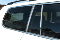 Lexus LX570/450d 2008–2022 Kompletna okrasna obroba oken in stebričkov (nerjaveče jeklo) fotografija 6