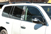 Lexus LX570/450d 2008–2022 Kompletna okrasna obroba oken in stebričkov (nerjaveče jeklo) fotografija 1