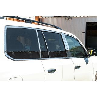 Kompletna okrasna obroba oken in stebričkov (nerjaveče jeklo) Lexus LX570/450d 2008–2022 fotografija 2