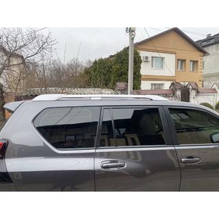 Strešni relingi originalnega dizajna (sivi, 2 kosa) Toyota Land Cruiser Prado 150 2009–2023 fotografija 2
