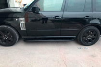 Range Rover III L322 2002–2012 Stranski pragovi Tayga Black (2 kosa, aluminij) fotografija 5