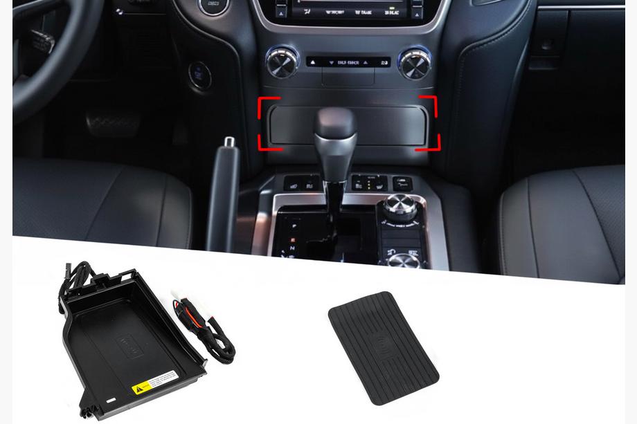 Toyota Land Cruiser 200 2007–2021 Komplet brezžičnega polnjenja telefona (2015+) Image