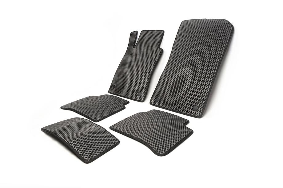 Mercedes E-class W211 2002–2009 EVA avtomobilske preproge (črne) Fotografija 9