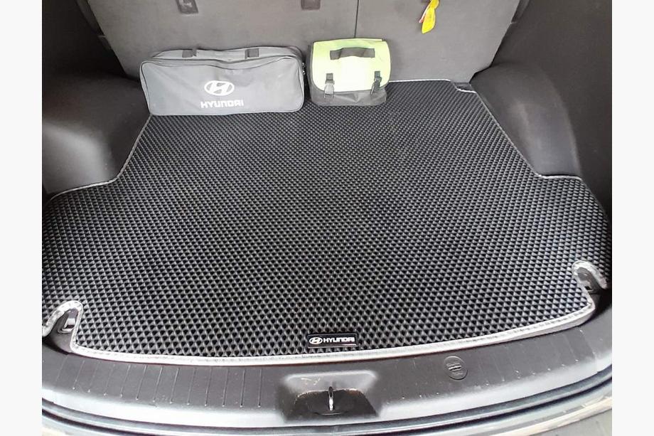 Hyundai Santa Fe 2 2006–2012 Prtljažna preproga (EVA, črna) (5 sedežev) Image