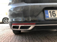 Volkswagen Passat B8 2015–2023 Pokrovi zaključkov izpuha Carmos SD/SW (2019+, 3 kosi, nerjaveče jeklo) fotografija 2