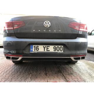 Pokrovi zaključkov izpuha Carmos SD/SW (2019+, 3 kosi, nerjaveče jeklo) fotografija 4