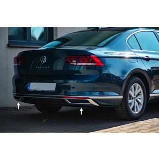 OmsaLine SD/SW okrasne obloge izpušne koncovke (2019+, 3 kosi, nerjaveče jeklo) fotografija 1