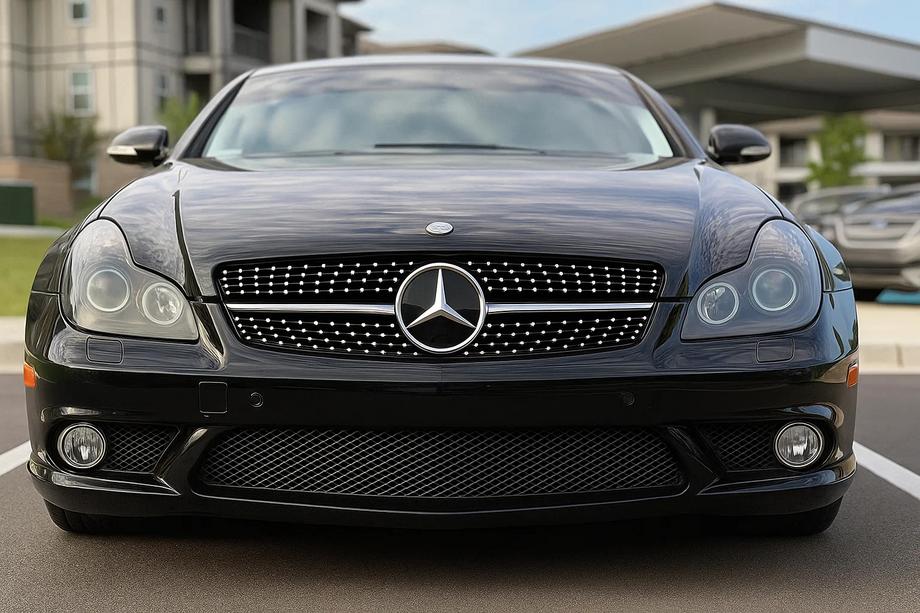Mercedes CLS C219 2004–2010 Sprednja maska hladilnika (2008-2010, Diamond Silver) Image