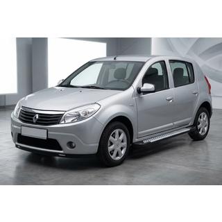 Stranske stopnice Allmond Grey (2 kosa, aluminij) Renault Sandero 2007–2013 fotografija 1