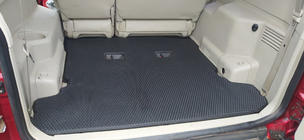 Mitsubishi Pajero Wagon IV 2006–2021 Podloga prtljažnika (EVA, črna) fotografija 1