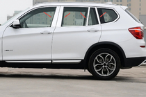 BMW X3 F25 2011–2018 Obloge stebričkov vrat (nerjaveče jeklo) fotografija 1