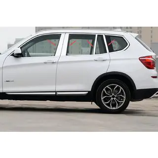 Obloge stebričkov vrat (nerjaveče jeklo) BMW X3 F25 2011–2018 fotografija 1