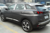 Peugeot 3008 2016–2023 Obloge stebričkov vrat (nerjaveče jeklo) fotografija 2