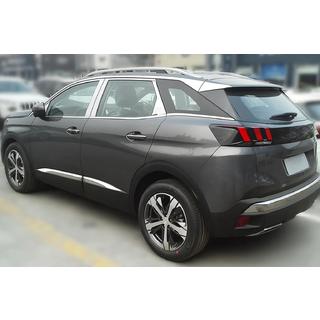 Obloge stebričkov vrat (nerjaveče jeklo) Peugeot 3008 2016–2023 fotografija 2