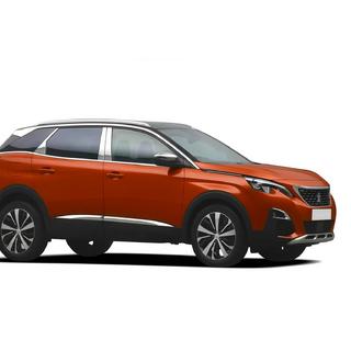 Obloge stebričkov vrat (nerjaveče jeklo) Peugeot 3008 2016–2023 fotografija 4