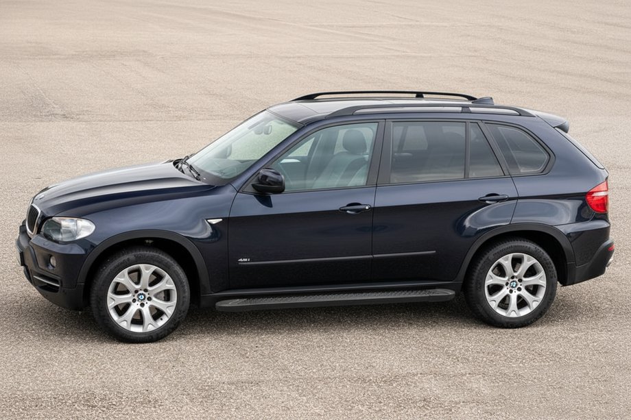 BMW X5 E70 2007–2013 Bočne stopnice Allmond Black (2 kos, aluminij) Image