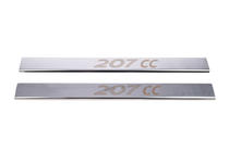 Peugeot 207 2006–2014 Zaščitne letve pragov Carmos (2 kos, nerj.) fotografija 2