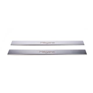 Nerjaveče letvice pragov Carmos (2-vratna, inox) Renault Megane III 2009–2016 fotografija 2