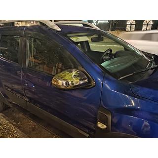 Kromirani pokrovi ogledal (2 kosa, nerjavno jeklo)