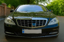 Mercedes S-class W221 2005–2013 Maska hladilnika GT Panamericana (2009-2013) fotografija 2