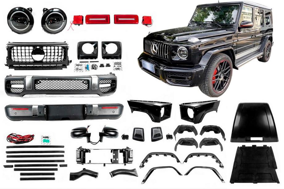 Mercedes G razred W463 1990–2018 Komplet za prenovo (restyling) za G63 AMG 2018 Image