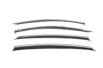 Opel Astra K 2016–2021 Vetrni deflektorji za okna s kromirano letvijo HB (4 kosi, Niken) fotografija 2