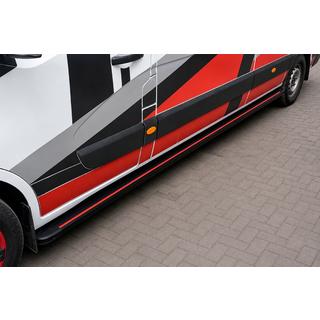 Bočne stopnice Maya Red (2 kos, aluminij) fotografija 1