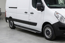 Opel Movano 2010–2021 Stranske stopnice Bosphorus Grey (2 kos., aluminij) fotografija 1