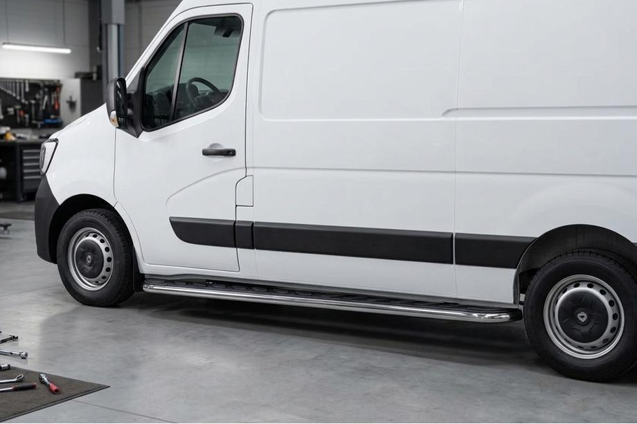 Renault Master 2011–2023 Maydos V1 stranske stopnice (2 kos, aluminij) Image