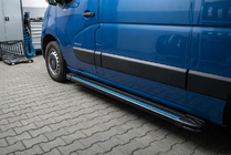 Renault Master 2011–2023 Stranske stopnice Maya Blue (2 kos, aluminij) fotografija 1