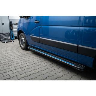 Stranske stopnice Maya Blue (2 kos, aluminij) fotografija 1