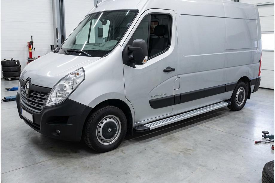 Renault Master 2011–2023 Bočne stopnice Maya V2 (2 kosa, aluminij) Image