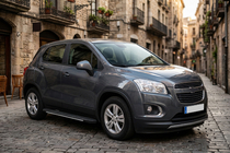 Chevrolet Trax 2012–2023 Stranske stopnice Bosphorus Grey (2 kos., aluminij) fotografija 1
