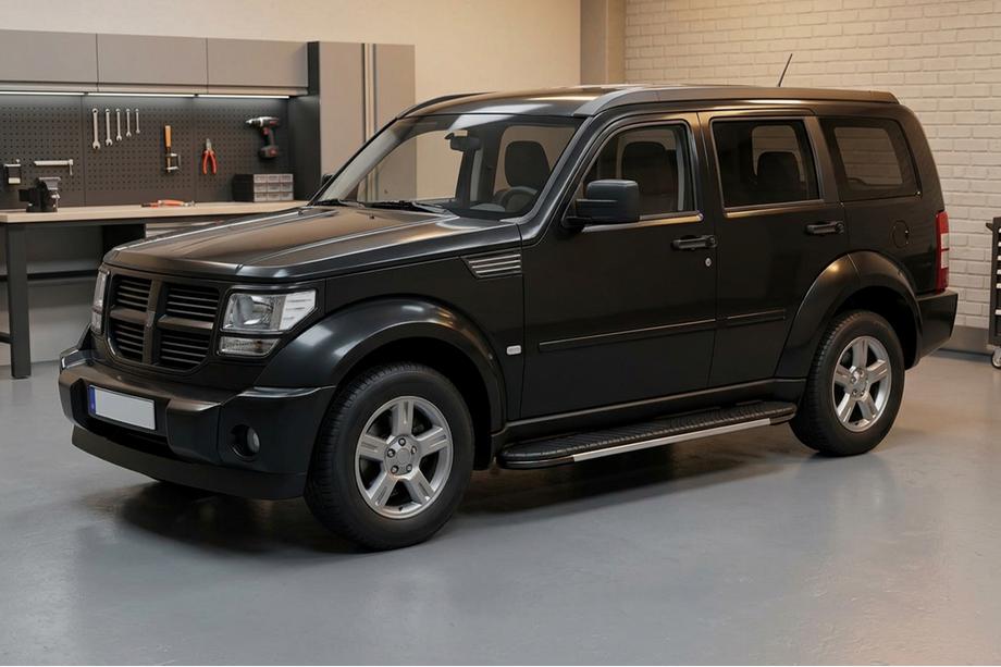 Dodge Nitro 2006–2011 Stranske stopnice Bosphorus Grey (2 kos., aluminij) Image