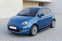 Fiat 500/500L 2013–2022 Stranske stopnice Maya Blue (2 kos, aluminij) fotografija 1