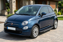 Fiat 500/500L 2013–2022 Stranske stopnice Bosphorus Grey (2 kos., aluminij) fotografija 1