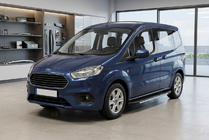 Ford Courier 2014–2023 Stranske stopnice Bosphorus Grey (2 kos., aluminij) fotografija 1
