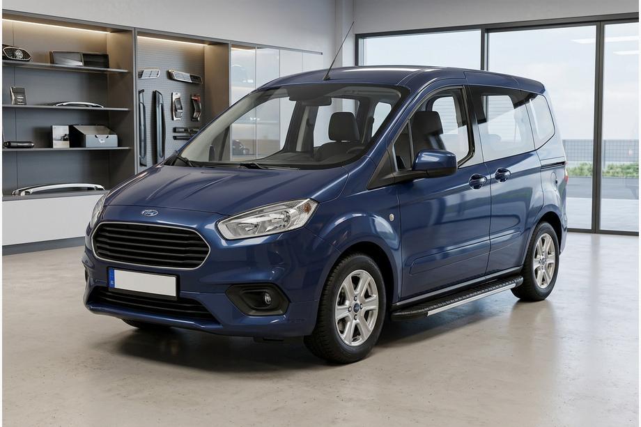 Ford Courier 2014–2023 Stranske stopnice Bosphorus Grey (2 kos., aluminij) Image